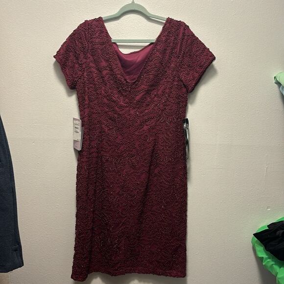 NWT JS Collections Women's Melanie Cap Sleeve Midi Dress Sz 14 - Picture 6 of 6